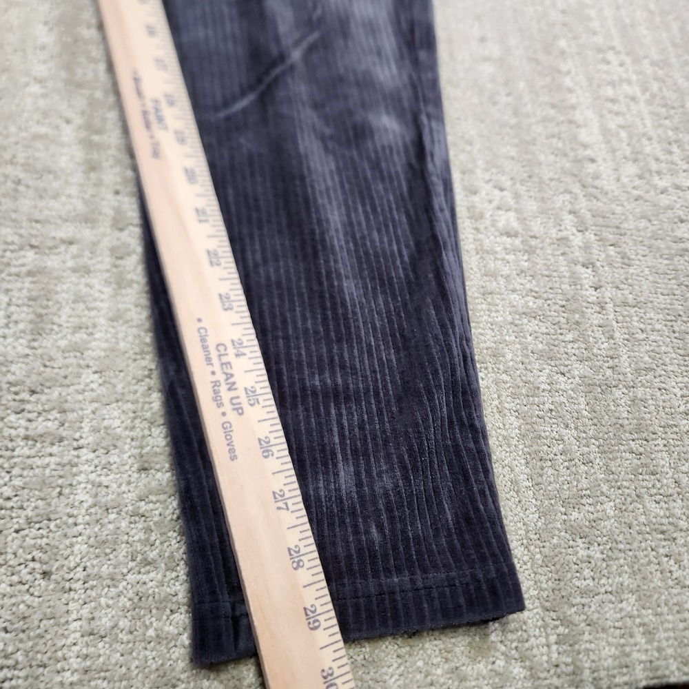 Ugg Pants Women Large Chunky Cotton Sweatpants Gray Corduroy Elastic Waist - Picture 7 of 11